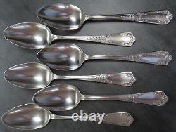 ERCUIS LOUIS XVI Antique French Empire Cutlery Large Table Spoons Set of 6