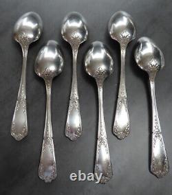 ERCUIS LOUIS XVI Antique French Empire Cutlery Large Table Spoons Set of 6
