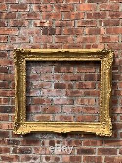 Early Gold Gilded Gesso Molded Louis Style Picture Frame. Newcomb Macklin #78085