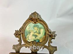 Elegant French Louis XVI Samac Vanity Box with Silk Upholstery