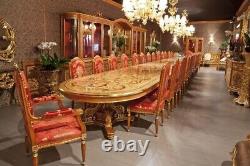 Elite Designer Bespoke hand made Mahogany / Walnut dining tables and chairs