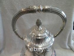Exceptional 19th c French 950 silver hot water fountain samovar Odiot Louis XVI