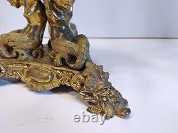 Exceptional Louis XV Antique French Gilt Bronze 6-Branch Candelabra