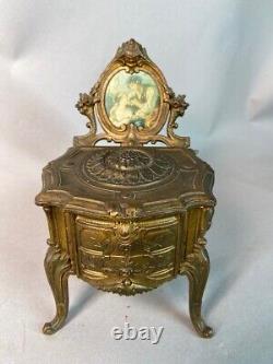 Exquisite 19th Century French Louis XVI Samac Jewellery Vanity Box