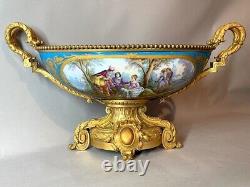 Exquisite 19th Century French Louis XVI Sevres Porcelain Centrepiece