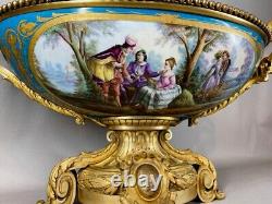 Exquisite 19th Century French Louis XVI Sevres Porcelain Centrepiece