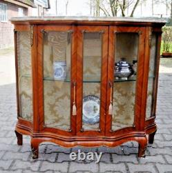 Exquisite Antique French Louis XVI Style Vitrine Cabinet Buffet- Circa 1860-1880