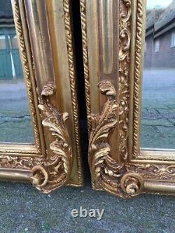 Exquisite Pair of Vintage French Louis XVI-Style Full-Length Floor Mirrors