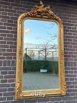 Exquisite Pair of Vintage French Louis XVI-Style Full-Length Floor Mirrors