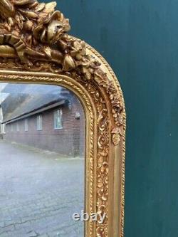 Exquisite Pair of Vintage French Louis XVI-Style Full-Length Floor Mirrors