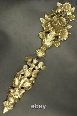 Floral Ornaments Louis XVI Style Bronze French Antique
