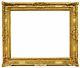 French 19th Century Louis Xv Gold Leaf Picture Frame (26x32) (sku 1894)