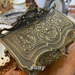 French Antique Jewelry Case Antique Jewelry Box Louis XV Rocaille Antique JAPAN