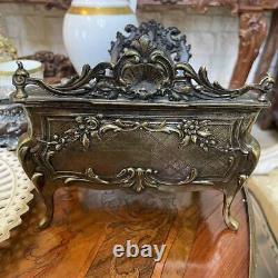 French Antique Jewelry Case Antique Jewelry Box Louis XV Rocaille Antique JAPAN