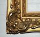 French Antique Louis Xv Ornate Carved Gilded Frame Mirror 20x30 Estate Sale