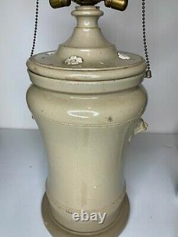 French Jasperware Louis Pastur-Chamberland Water Dispenser Antique 1880s LAMP