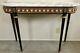 French Louis Revival Marble Top Hall Console Table