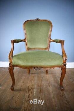 French Louis XV Style Cabriolet Armchair