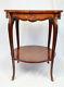 French Louis Xv Style Marquetry Gueridon Occasional/pedestal Table