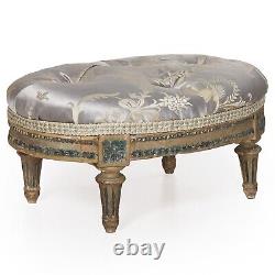 French Louis XVI Antique Footstool, 18th century