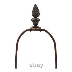 French Louis XVI Early 20th C Bronze Urn Table Lamp Marble Base