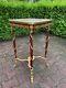 French Louis Xvi Side Table In Mahogany With Bronze And Marble- Made To Order
