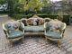 French Louis Xvi Sofa/settee/couch Set With 2 Chairs Worldwide Shipping