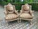 French Louis Xvi Style Bergères Chairs A Pair