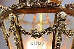 French Louis XVI Style Gilt Bronze Lantern