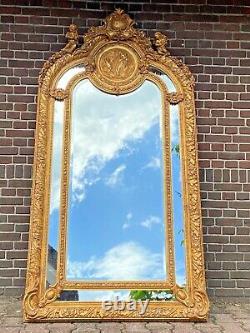 French Louis XVI Style Mirror Free Worldwide Shipping