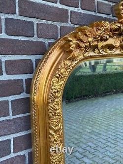French Louis XVI Style Mirror in Gold