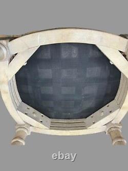 French Louis XVI Style Upholstered Vanity Stool