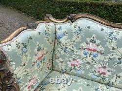 French Louis XVI style sofa + 2 chairs