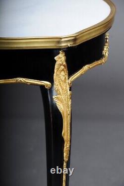 French Salon-Beistelltisch 20. Century IN Louis XV For Left Black