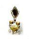 French Antique Louis Xv Style Gilded Watch Jewel Stand /bevelled Mirror