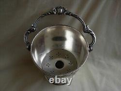 GALLIA, ANTIQUE FRENCH SILVERPLATED ICE BUCKET, LOUIS 15 STYLE, EARLY 20th CENTURY