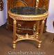 Gilt French Side Table Louis Xvi Oval Cocktail Tables