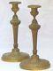 Gorgeous Pair French Antique Candlestick Bronze Candelabra 1850- Louis Xvi Style