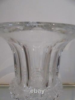 Gorgeous Vintage French crystal large vase Saint Louis Versailles h 25cm 9,9inch