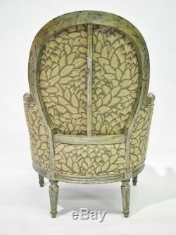 High-End Custom French Louis XVI Style Armchair by Interior Crafts