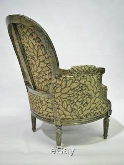 High-End Custom French Louis XVI Style Armchair by Interior Crafts