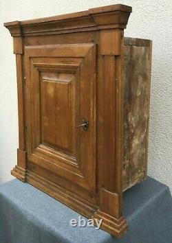 Huge antique french Louis Philippe cabinet furniture 19th century woodwork 30lb
