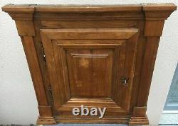 Huge antique french Louis Philippe cabinet furniture 19th century woodwork 30lb