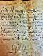 King Of France Louis Xiii Autograph, Son Of Marie De Medici And Henri Iv 1615