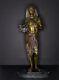 Large 19th Century Bronze Statue Of An Egyptian Priest After Emile-louis Picault