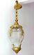 Large Baccarat French Lantern Louis Xvi St Bronze Late 19th Chandelier Ceiling