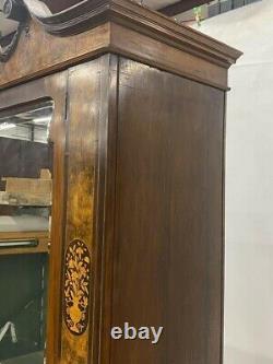 Large French Antique Walnut Louis XV Armoire / Wardrobe Cabinet FREE SHIPPING