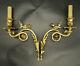 Large Pair Of Sconces Louis Xv Style Early 1900 Bronze French Antique