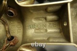 Large Pair Of Sconces, Pine Cones, Louis XVI Style Bronze French Antique