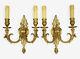 Large Pair Sconces Louis Xvi Style Bronze Jollet Colin Paris French Antique